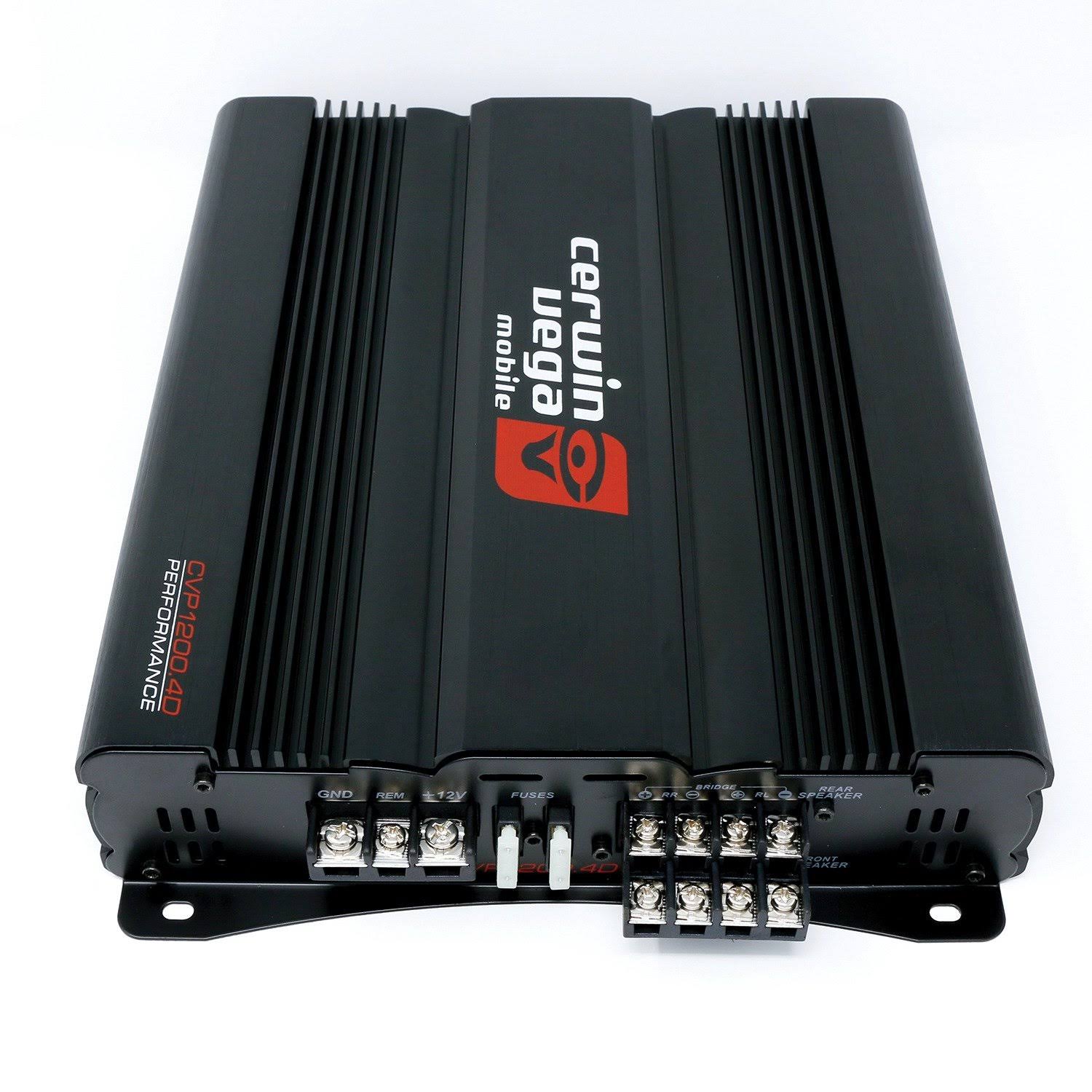 Cerwin-vega Mobile CVP1200.4D Performance Series 1,200-watt-max 4-Channel Class D Amp