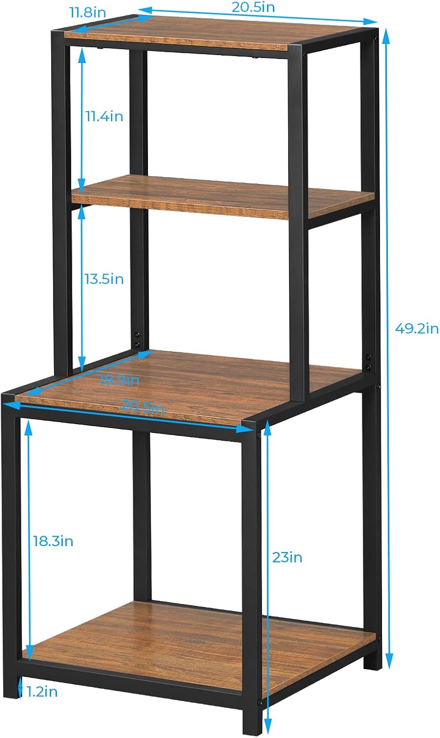 GreenForest Folding Desk No-Assembly,31.5 in Small Desk for Small Spaces Computer Desk for Home Office,Space Saving Foldable Table Study Writing Desk, Printer Stand with Storage Shelf