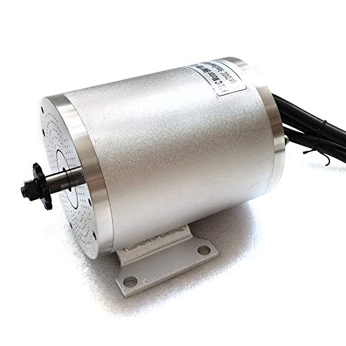 Brushless Motor Kit High-Speed BLDC Brushless Motor with 24WF Mosfet 80A Controller and Throttle DIY Brushless Motor Set with Three Speeds and Reverse for Scooter Electric Bike Go-Kart (72V 3000W)
