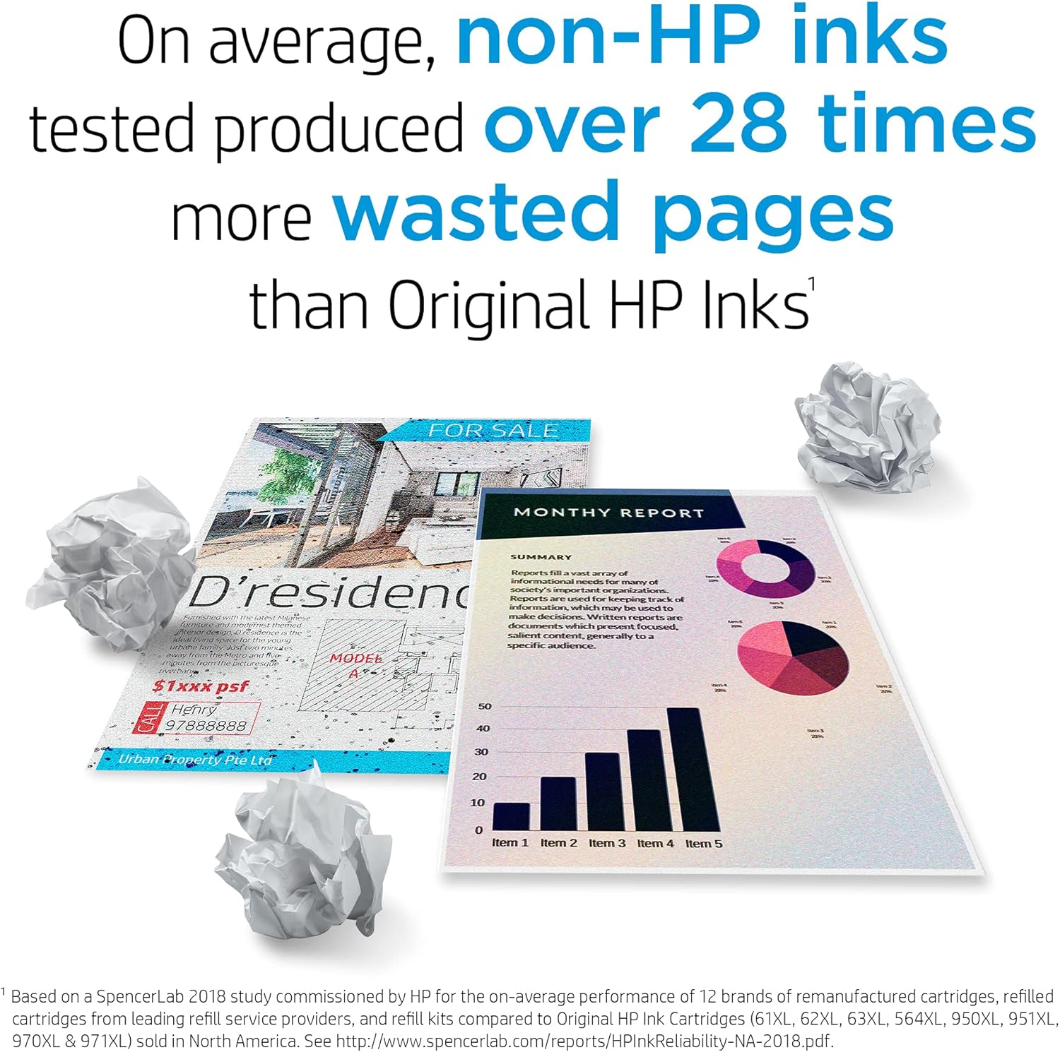 Original HP 61XL Tri-color High-yield Ink | Works with DeskJet 1000, 1010, 1050, 1510, 2050, 2510, 2540, 3000, 3050, 3510; ENVY 4500, 5530; OfficeJet 2620, 4630 | Eligible for Instant Ink | CH564WN Pack of 2
