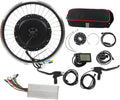 VBESTLIFE Rear Wheel E-Bike Conversion Kit, 20 Inch Electric Bicycle 48V 1500W Rear Drive Motor Wheel Kit with 35A Controller LCD S866 Meter for Electric Bike Modification DIY