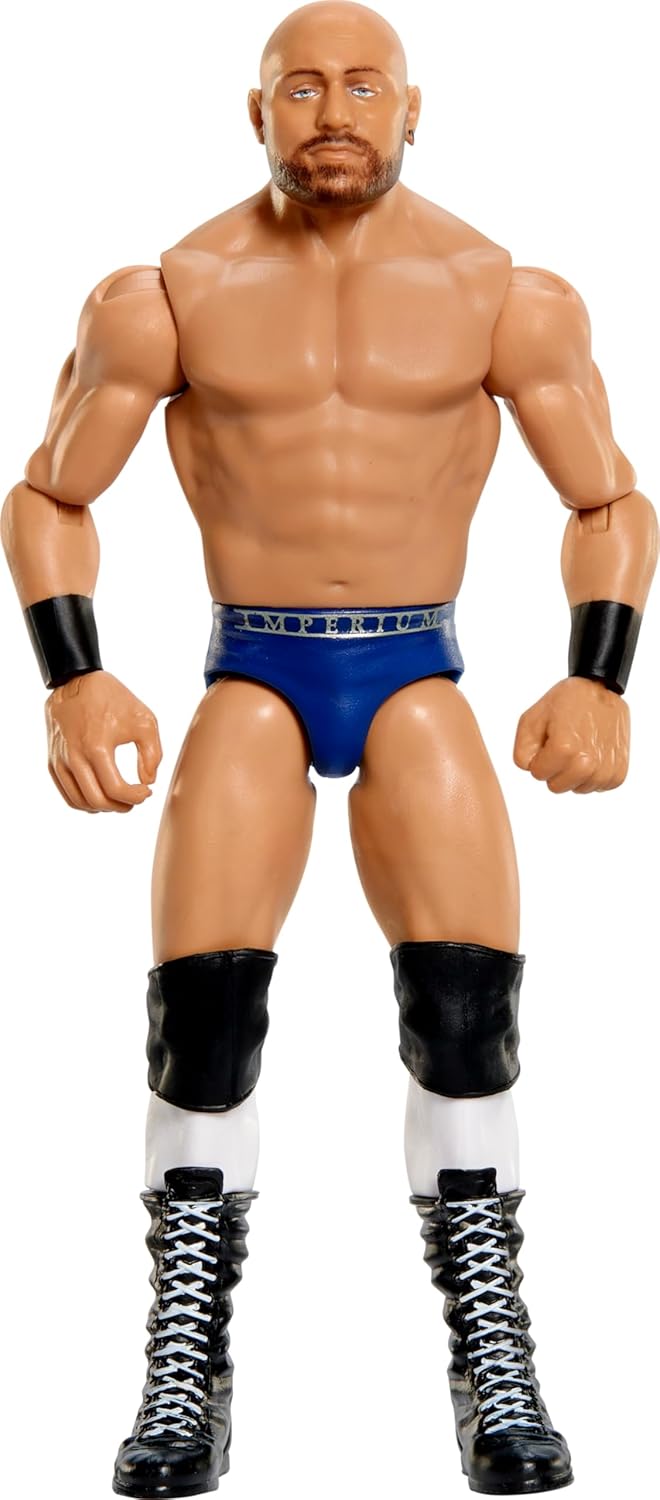 Mattel WWE Action Figure, 6-inch Collectible Giovanni Vinci with 10 Articulation Points & Life-Like Look