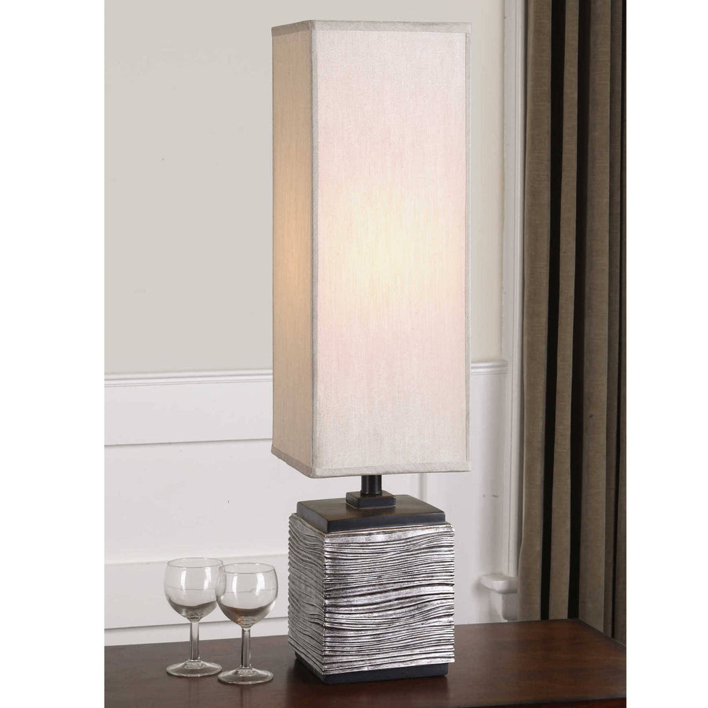 Uttermost Ciriaco Antiqued Silver Buffet Lamp