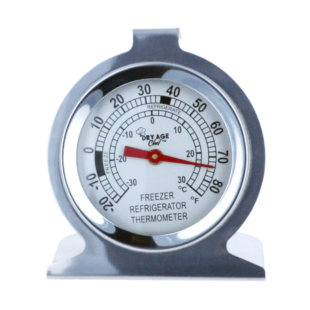 Large Beef Rack, Dry Aging Pan, Fridge Thermometer, and instructions by Dry Age Chef - Perfect for Dry Aging Steak at Home!