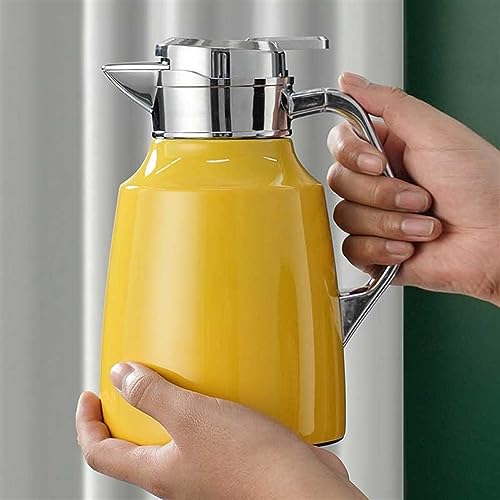 Thermal Coffee Carafe Big Capacity 2L Thermoses Thermal Hot Water Jug Double Layer 304 Stainless Steel Coffee Insulation Pot Home Insulated Coffee Carafes