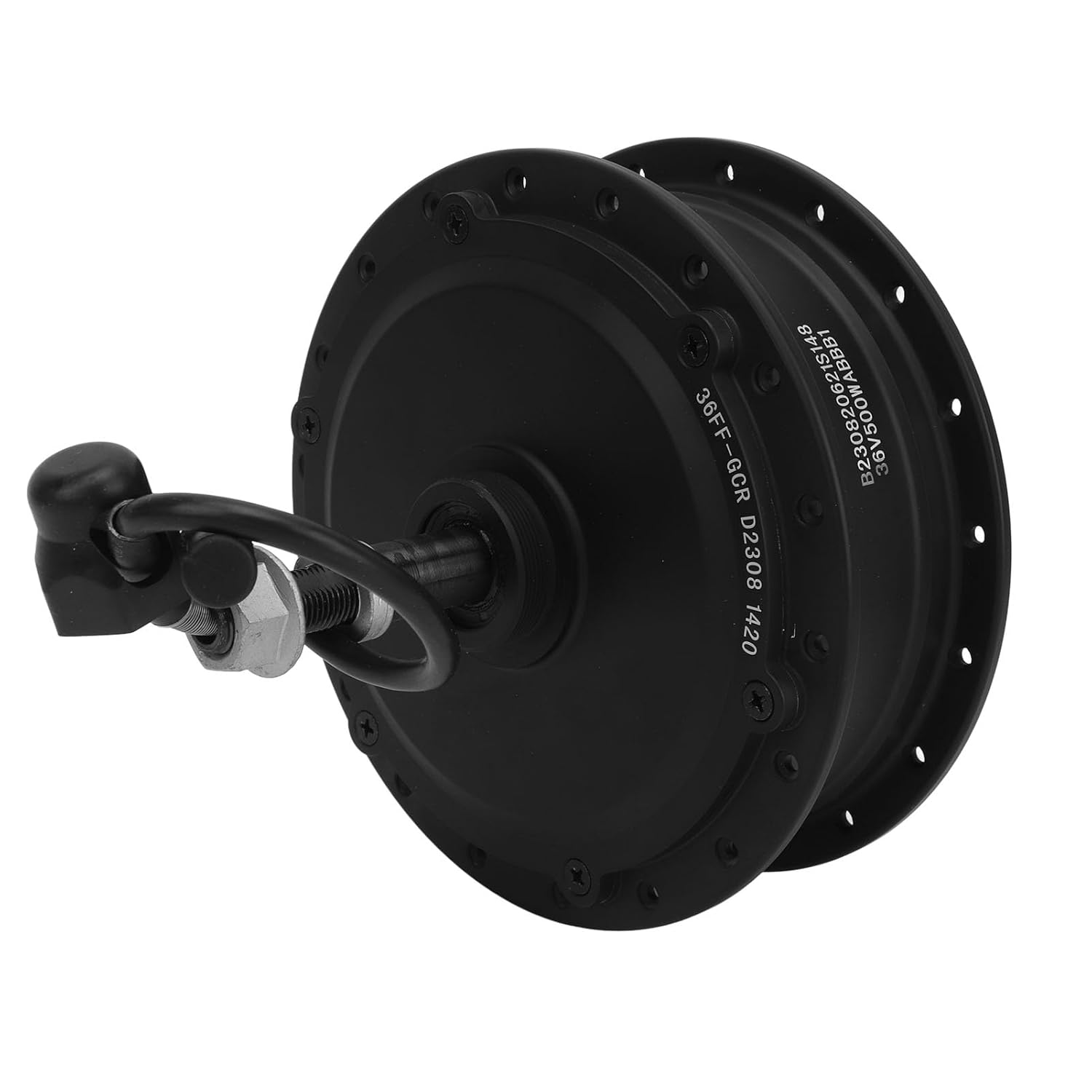 36V 500W Rear Wheel Hub Motor, Waterproof Electric Bicycle Bike Gear Hub Motor Mountain Bike Lithium Battery Conversion 9 Pin Wire Brushless Geared