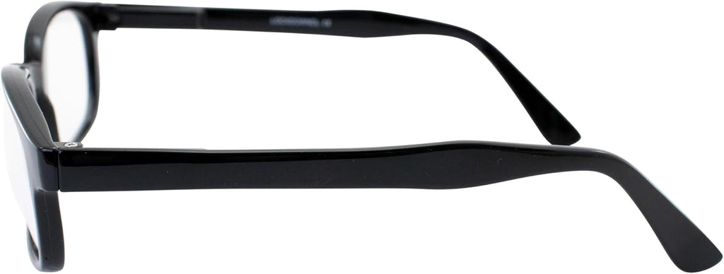 3 Pairs MotoFrames Lockdown Motorcycle Riding Glasses w/Black Frames Clear Smoke Yellow Lenses