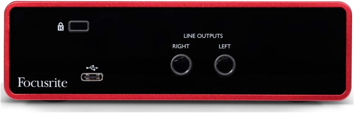 Focusrite Scarlett 2i2 Studio 3rd Gen USB Audio Interface Bundle with Pro Tools First, Microphone, Headphones, XLR Cable, Knox Studio Stand, Shock Mount, and Pop Filter (7 Items)