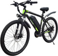 DEEPOWER S26 Electric Bike for Adult 500W Ebike 26" Mountain Electric Bicycle 48V 12.8Ah Battery 25-45Miles 25MPH Electric Bicycles 21-Speed Front Fork Suspension