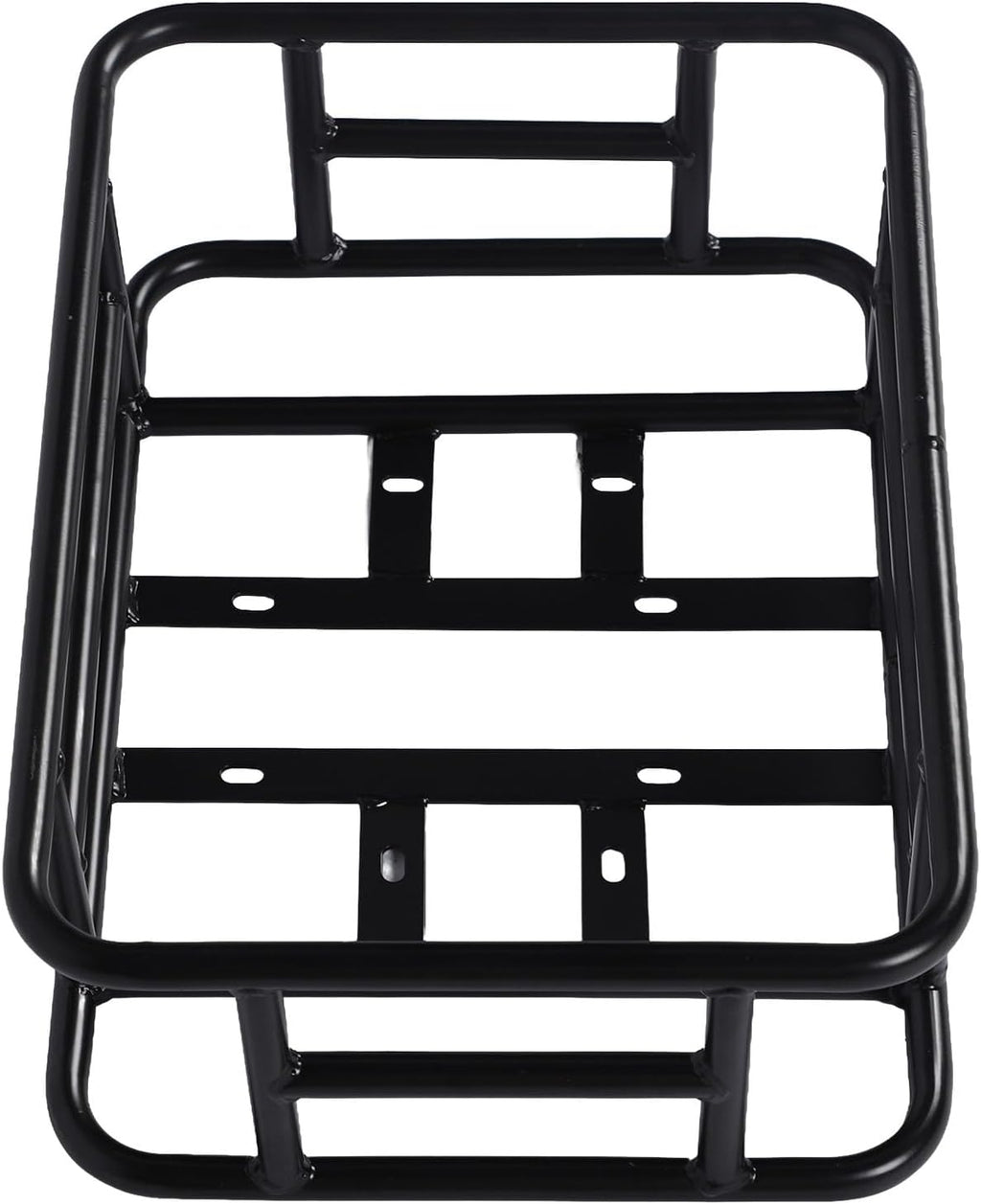Rear Bike Basket, Iron Basket, Large Capacity Universal Bike Basket Rear with Accessories, Metal Rear Baskets for Bike Trip, Carrying Grocery, Store Parcels