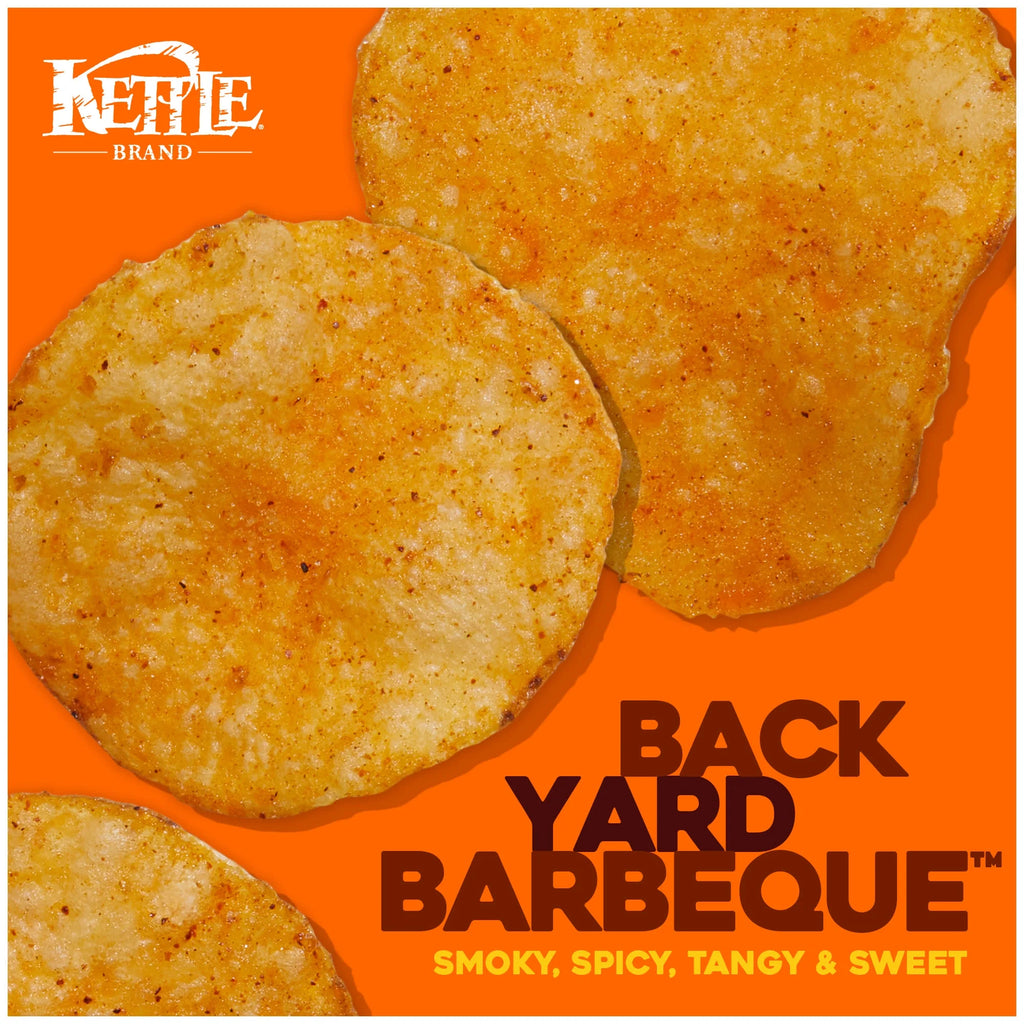 Kettle Brand Potato Chips, Backyard Barbeque Kettle Chips, 8.5 oz