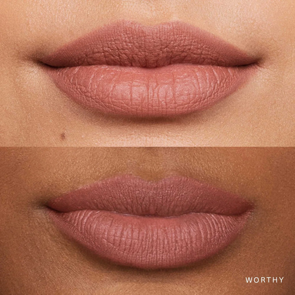 Rare Beauty by Selena Gomez Kind Words Matte Lipstick - Worthy - muted mauve - 0.12 oz/3.5 g