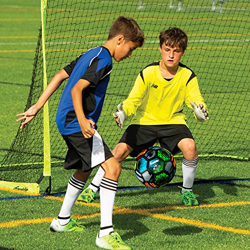 Franklin Sports Mystic Soccer Balls - Soccer Ball and Air Pump Sets - Multiple Size Soccer Balls - Soft Cover - Perfect for Kids and Adults