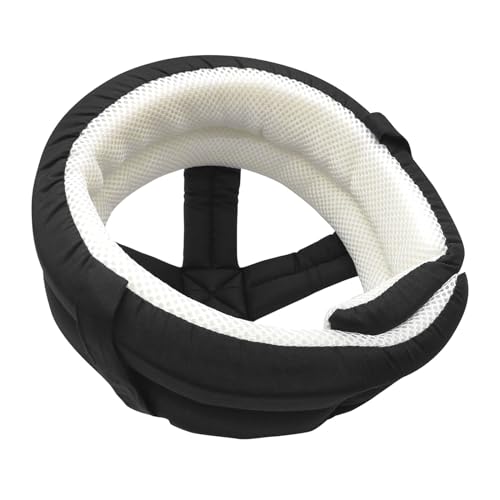 Elderly No Bumps Head Protective Hat Soft Head Protection Bonnet with Chin Strap for Patient Seniors Anti-Fall Safety Helmet