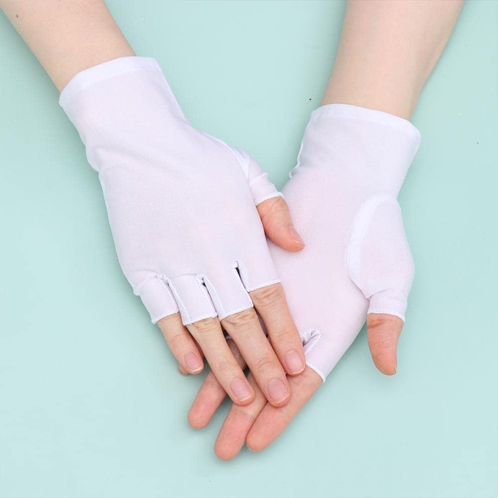 7 Pairs Summer Fingerless Gloves, Half Finger Thin Tight Breathable Gloves for Sports Driving Biking