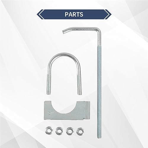 BATONECO 2.25''/2.5''/3''/4'' Inch Universal U Bolt Clamp On Exhaust Hanger-2PCS