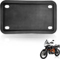 Motorcycle Silicone License Plate Frames, License Plate Cover 4x7 in, Rust Proof, Rattle Proof, Weather Proof License Plate Holder for Men Women