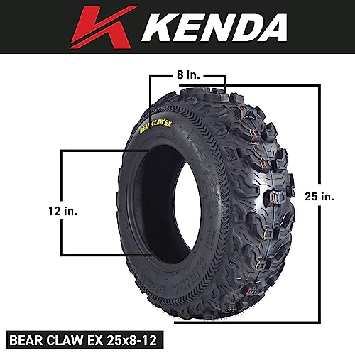 Kenda Bear Claw EX 25x11-10 Rear ATV 6 PLY Tire Bearclaw 25x11x10 Single Tire