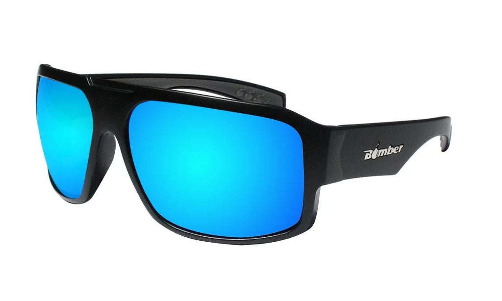 Bomber Mega Bomb Safety Floating Sunglasses Matte Black/Smoke