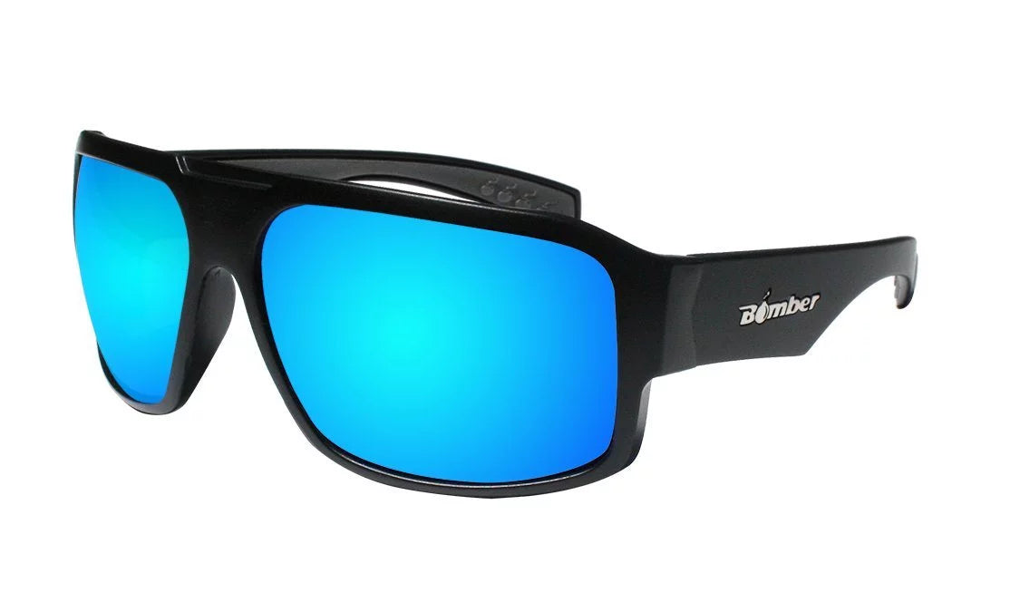 Bomber Mega Bomb Safety Floating Sunglasses Matte Black/Smoke