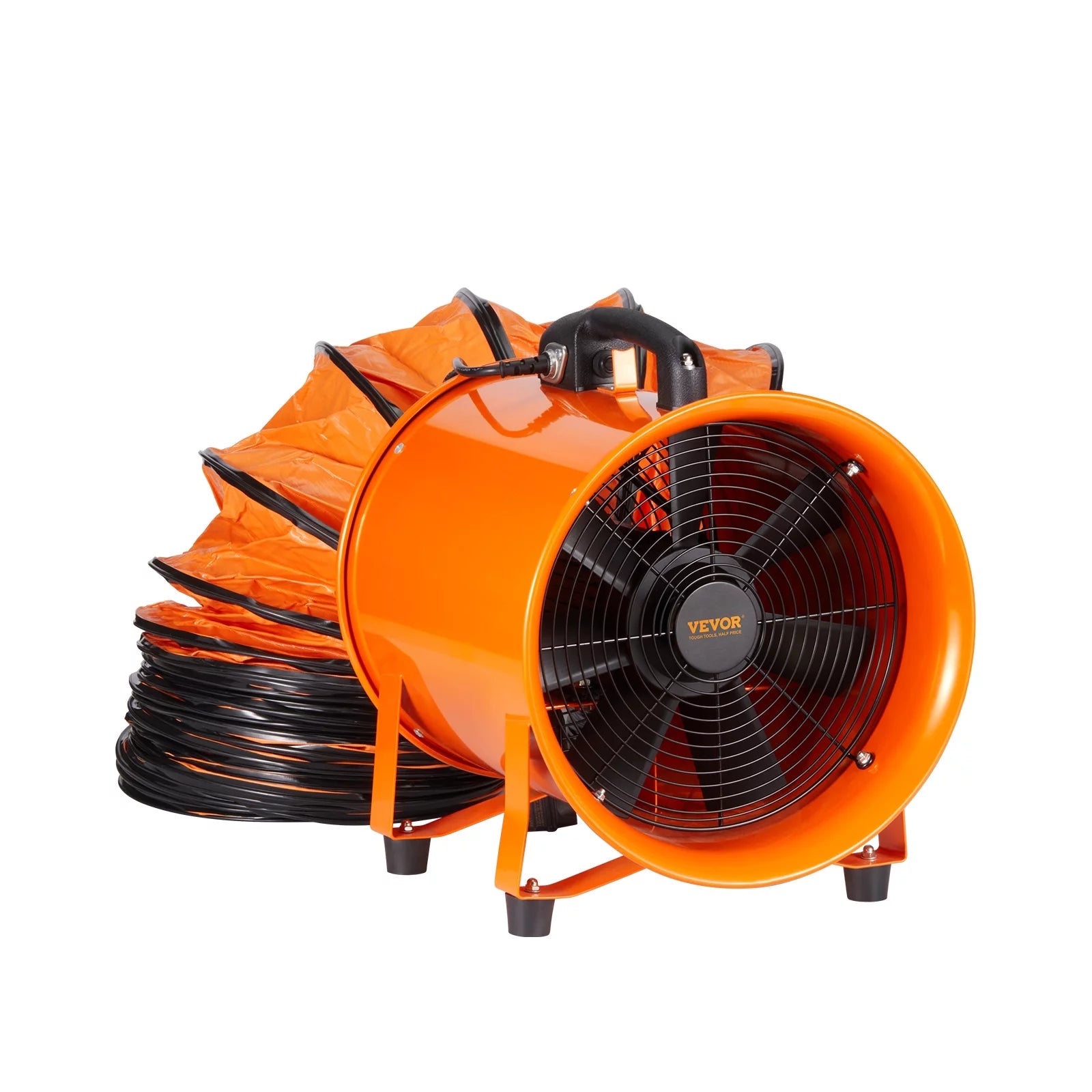 BENTISM 12" Portable Extractor Fan Blower 33ft Duct Hose Ventilator Industrial
