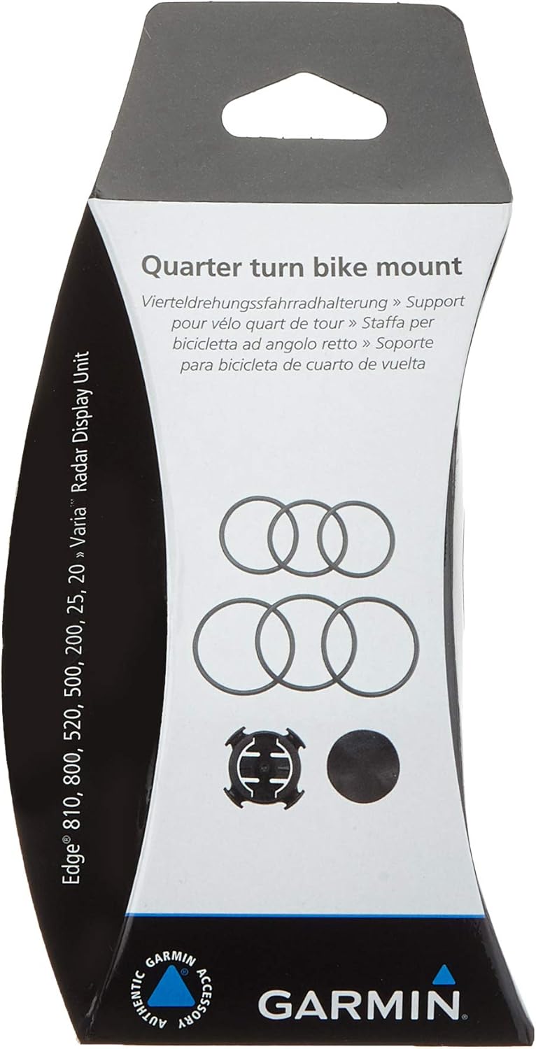 Garmin 010-12843-00 Speed Sensor 2, Bike Sensor to Monitor Speed, Black & Bike Mount, Quick Release, Quarter Turn