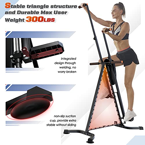 Sportsroyals Stair Stepper for Exercises-Twist Stepper with Resistance Bands and 330lbs Weight Capacity