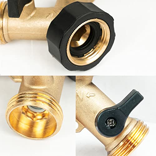 Brass Garden Hose Splitter (2 Way)