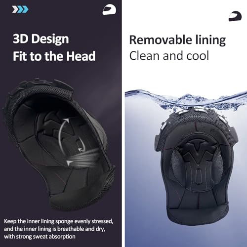 Full Face Motorcycle Bluetooth Helmet DOT FMVSS-218 Integrated Motorcycle Helmet Anti-Fog Visors Flip Up Helmet Modular Bluetooth Helmet Built-in Bluetooth Intercom Communication