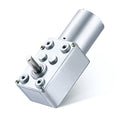 Greartisan DC Turbo Worm Geared Motor High Torque Turbine Worm Gear Box Reduction Motor 6mm Shaft