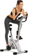 ANCHEER Upright Bike, Magnetic Resistance Exercise Bike for Cardio Workout Indoor Cycling