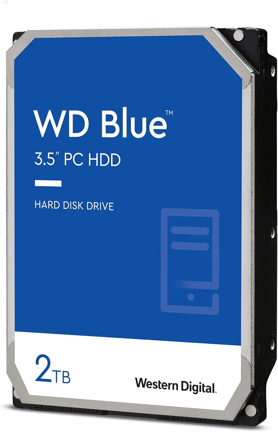 Western Digital 2TB WD Blue PC Hard Drive - 7200 RPM Class, SATA 6 Gb/s, 256 MB Cache, 3.5" - WD20EZBX Pack of 2