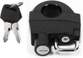 Helmet Lock for Motorcycle Handle,25mm/1in Motorcycle Handlebars Helmet Lock Anti-Theft Security Padlock Universal Parts