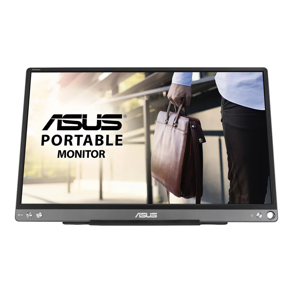 ASUS ZenScreen MB16ACE 15.6" Full HD 1920 x 1080 IPS USB Type-C Portable USB Monitor, Hybrid Signal Solution, USB Type-C, Flicker Free, Blue Light Filter, Anti-glare Surface