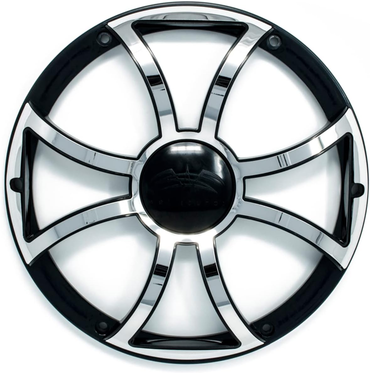 wet sounds REVO 8 FA S4-B 8" Black 4-Ohm Subwoofer with REVO 8XS-B-SSGRILL 8" Subwoofer Grill with RGB LED kit