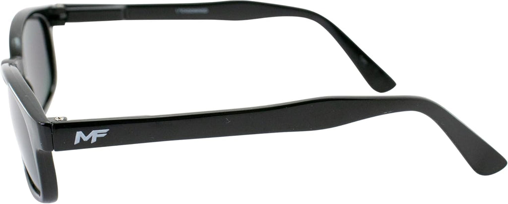 3 Pairs MotoFrames Lockdown Motorcycle Riding Glasses w/Black Frames Clear Smoke Yellow Lenses