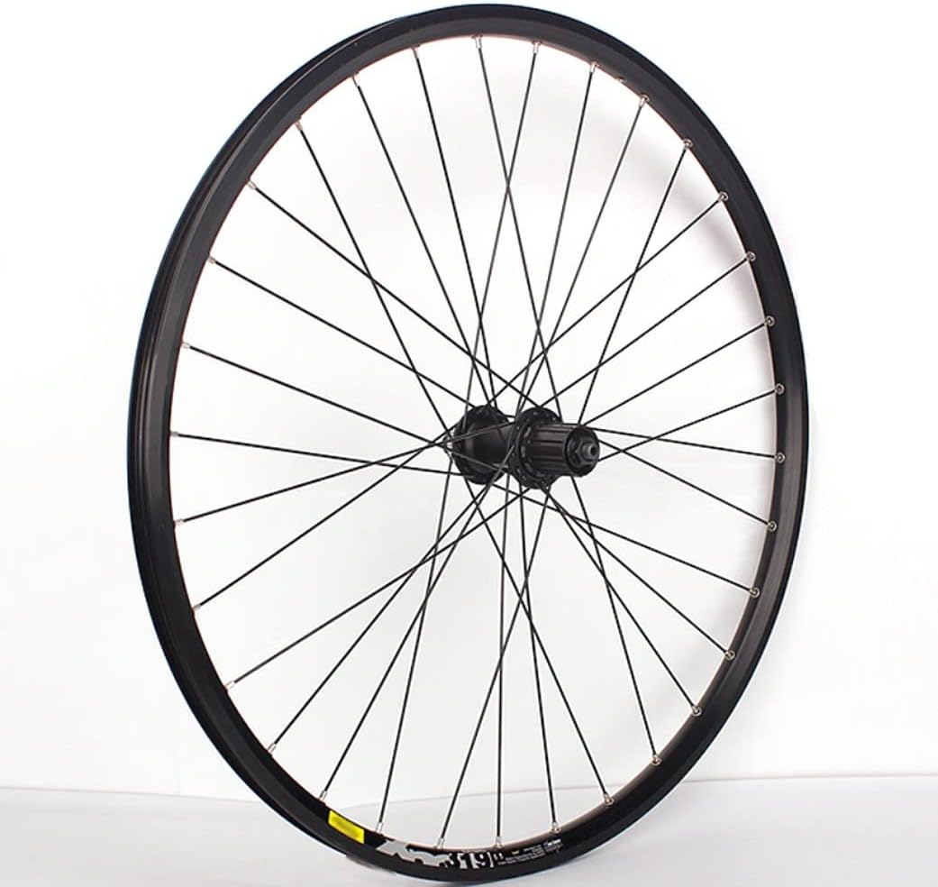 Mountain Bike Wheelset 26" 27.5" 29" Bicycle Rim MTB Centerlock Disc Brake Wheels Quick Release 32 Holes Cassette Hub for 7/8/9/10 Speed 1920g (Color : Black, Size : 27.5'')