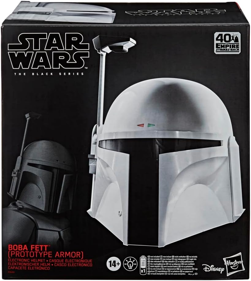 STAR WARS The Black Series Life Size Prop Replica - Boba Fett Prototype Armor Electronic Helmet