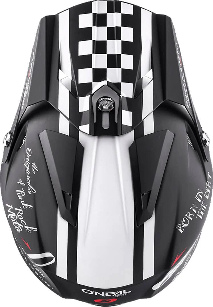O&Neal Slat Torment Helmet Black White
