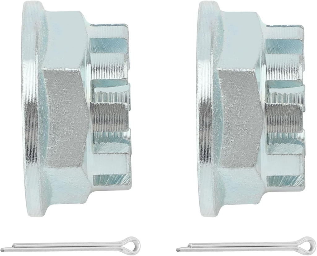 M MATI Front & Rear Axle Nuts with Pins 2Pcs for Honda Pioneer 700 500 520 2014-Up Big Red 700 MUV700 2009-2013 Pioneer 1000 Talon 1000 2016-2021 90304-HM7-A10 94201-40400 90304-HM7-000