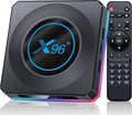Android TV Box 11.0 4GB 64GB, Android Box Amlogic S905X4 Support Ethernet 1000M LAN 2.4G 5.8G WiFi Bluetooth 4.2 with 8K/6K/3D TV Box