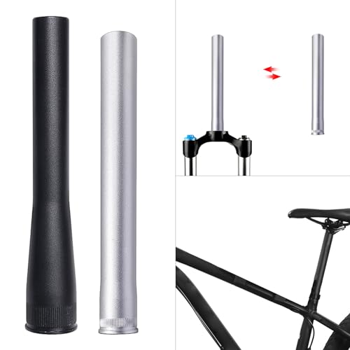 GRABLOOM Mountain Bicycles Front Fork Head Tube Shock Absorption Bikes Front Fork Head Tube Oil Fork Repair Fitting Aluminum Alloys Front Fork Extension Head Tube Shock Absorption