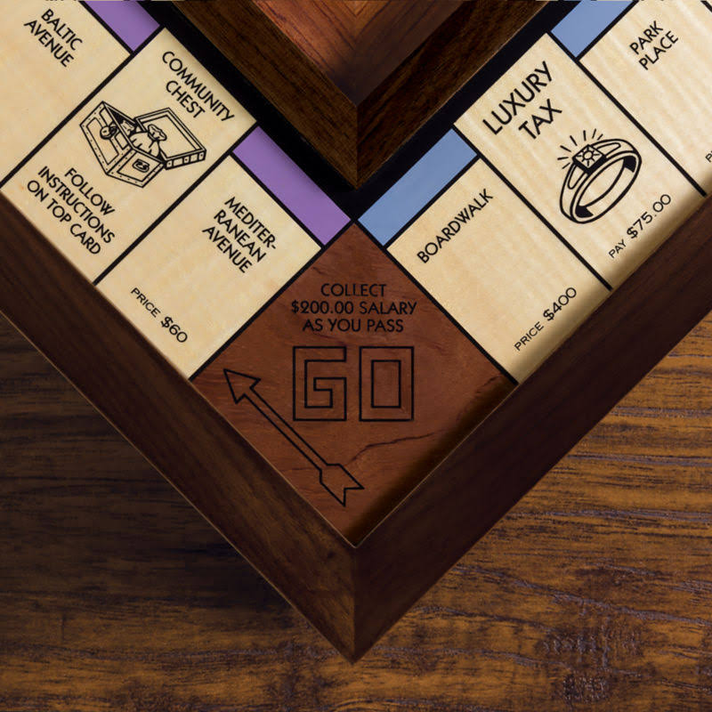 Men&s Heirloom Wood Monopoly Set | Orvis