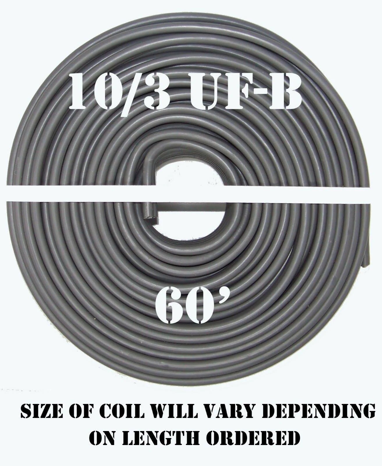 10/3 UF-B x 60& Southwire Underground Feeder Cable