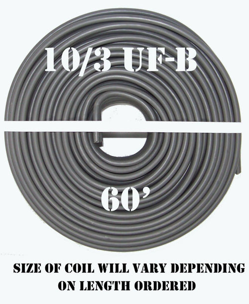 10/3 UF-B x 60& Southwire Underground Feeder Cable