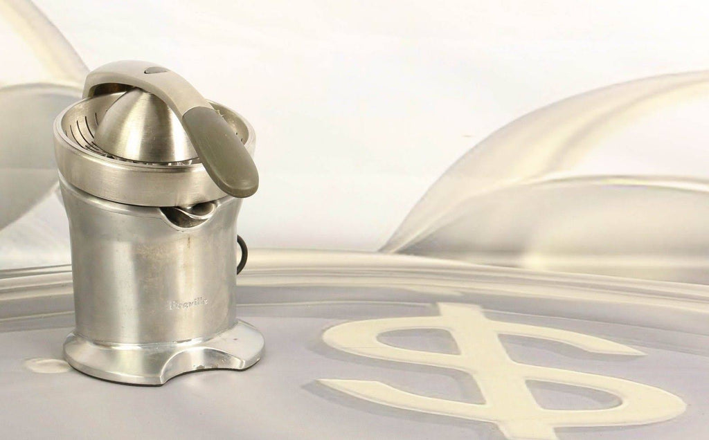 Breville 800cpxl Die-Cast Stainless-Steel Motorized Citrus Press