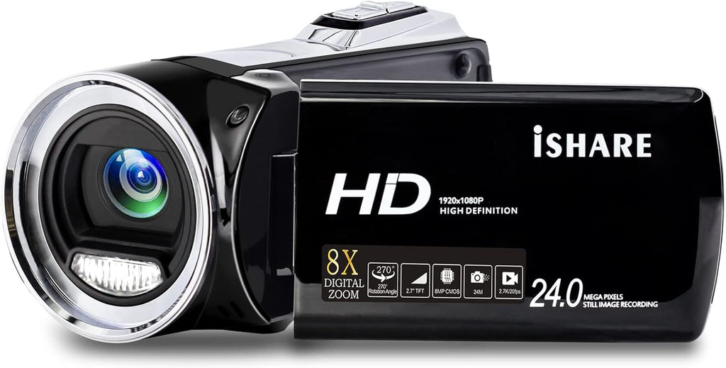 Vlogging Camera, 48MP Digital Camera 4K Video Camera for YouTube with WiFi, 3.0 Inch Flip Screen Camcorder, 16X Digital Zoom Blogging Camera with 32GB Micro Card