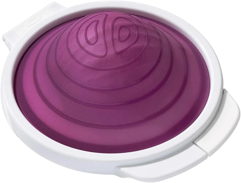 OXO Good Grips Cut & Keep Reusable Silicone Onion Saver,White