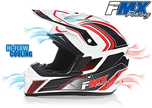 FMX Motocross Dirt Bike Off-Road ATV Motorcycle DOT Approved Helmet