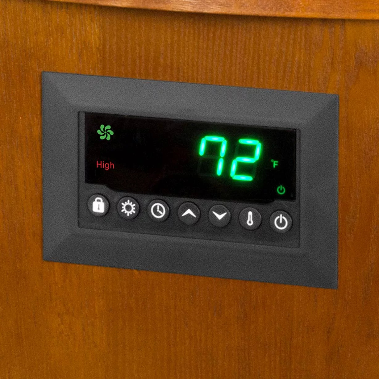 Lifesmart 1500W Electric Infrared Quartz Indoor Space Heater, (2 Pack)